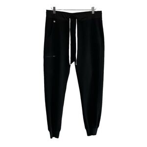 FIGS - ZAMORA - BLACK JOGGER SCRUB PANTS - DOCTOR NURSE DEVICE REP PA ARNP B16